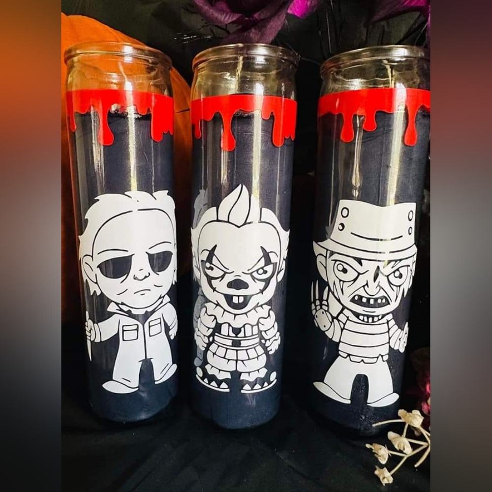 Halloween Candles Michael Myers Pennywise IT Freddy Kruger And Many More